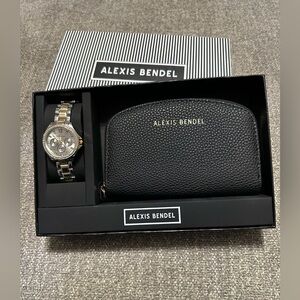 Alexis Bendel Watch and Wallet Set 
Coin Purse Wallet And Watch  
New In Box